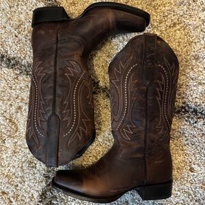 J.B. Dillon Brown Western Boots
